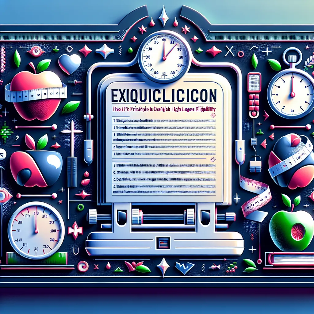 The Exquisite Lexicon: Five Elite Principles to Decipher Medicare's Weight Loss Program Eligibility