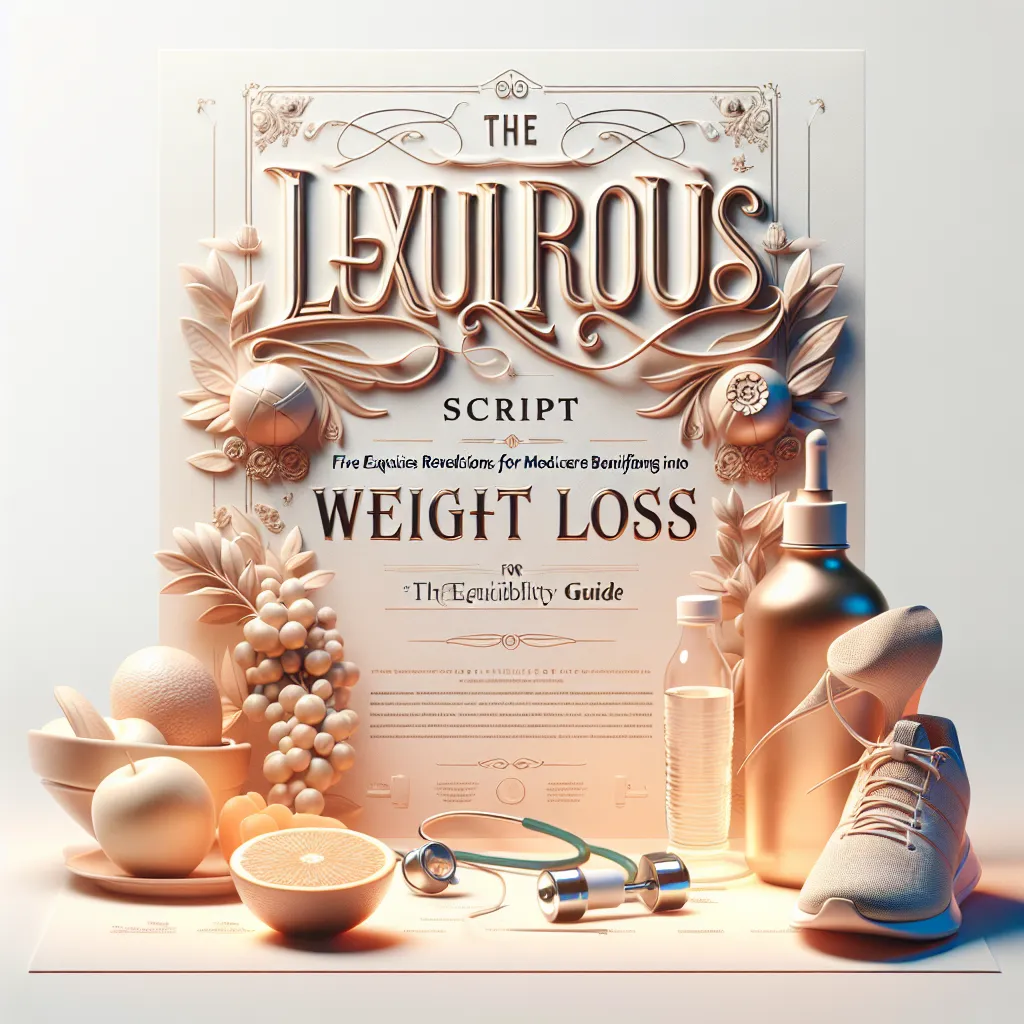 The Luxurious Script: Five Exquisite Revelations for Medicare Beneficiaries Venturing into Weight Loss