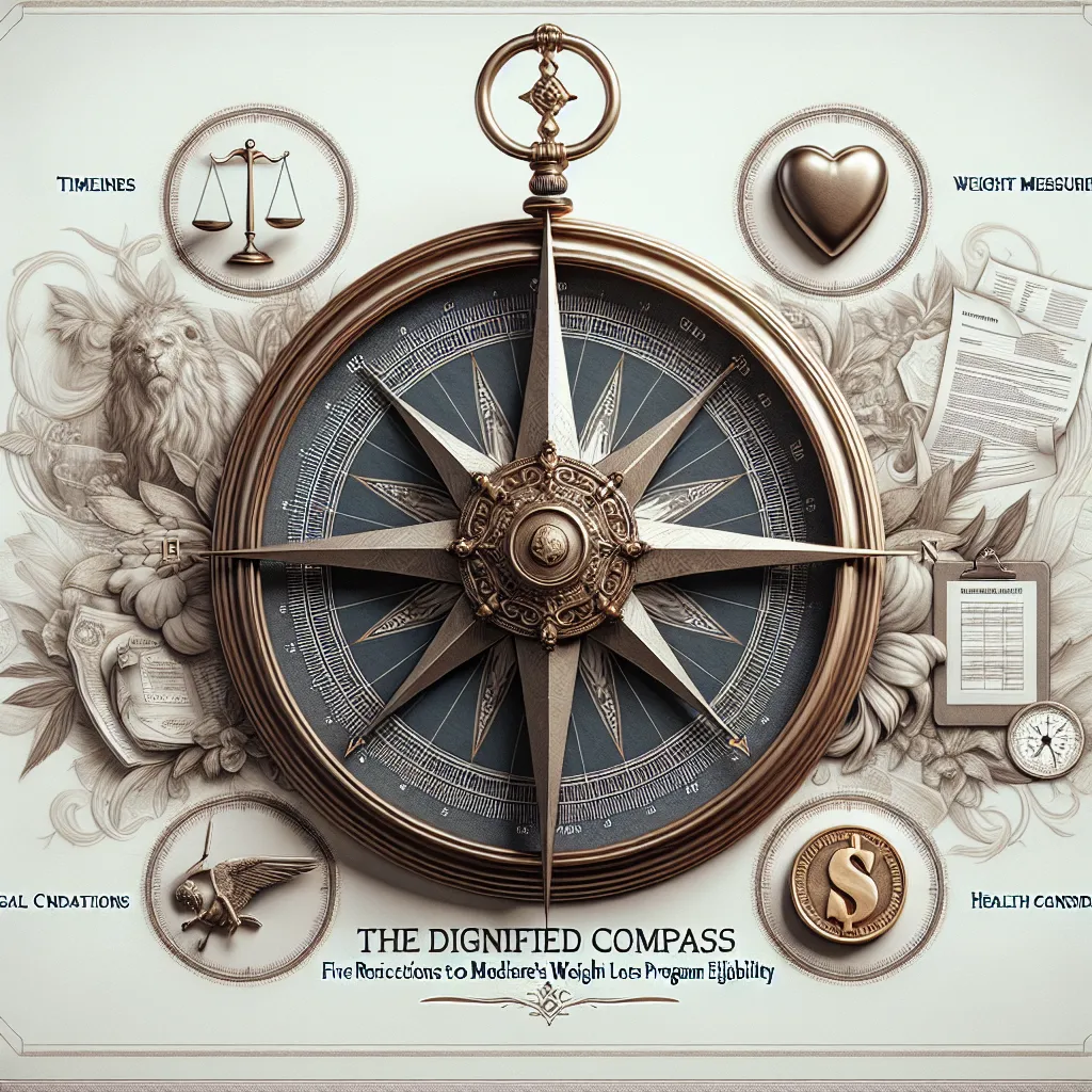 The Dignified Compass: Five Refined Directions to Medicare's Weight Loss Program Eligibility