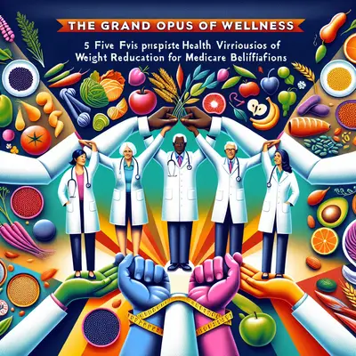 The Grand Opus of Wellness: Five Pristine Health Virtuosos of Weight Reduction for Medicare Beneficiaries